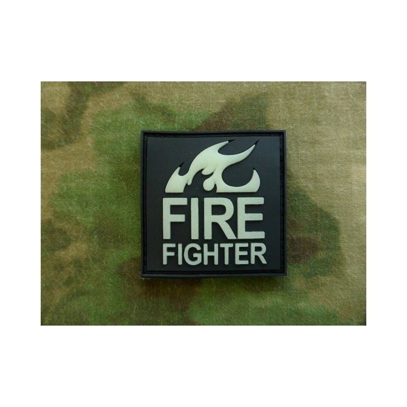 JTG - Naszywka 3D - Fire Fighter - świecąca