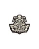 JTG - Naszywka 3D Ghost Ship Skull Rubber Patch - Świecąca 