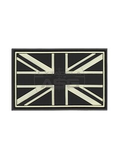 JTG - Naszywka 3D Great Britain Rubber Patch - Świecąca