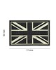 JTG - Naszywka 3D Great Britain Rubber Patch - Świecąca