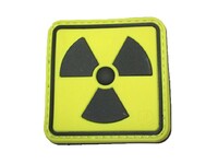 JTG - Naszywka 3D - H3 Radioactive - żółty/ fullcolor