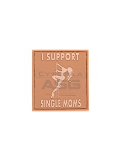 JTG - Naszywka 3D I Support Single Mums - Piaskowa