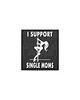 JTG- Naszywka 3D I Support Single Mums Rubber Patch - Czarna