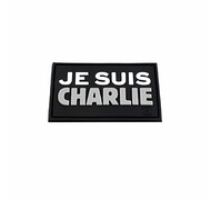 JTG - Naszywka 3D - Je suis Charlie - Czarna