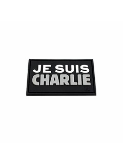 JTG - Naszywka 3D - Je suis Charlie - Czarna