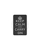 JTG - Naszywka 3D Keep Calm Rubber Patch - Czarna