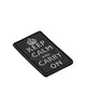 JTG - Naszywka 3D Keep Calm Rubber Patch - Czarna