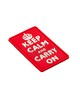 JTG - Naszywka 3D Keep Calm Rubber Patch - Czerwony