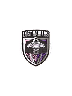 JTG - Naszywka 3D Lost Raiders Rubber Patch - Wielokolorowa