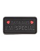 JTG- Naszywka 3D Mama Says I'm Special Patch - Czarna