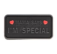 JTG- Naszywka 3D Mama Says I'm Special Patch - Czarna