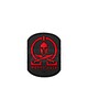 JTG - Naszywka 3D Molon Labe Rubber Patch- Czarno/Czerwona