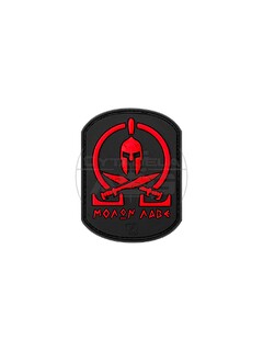 JTG - Naszywka 3D Molon Labe Rubber Patch- Czarno/Czerwona