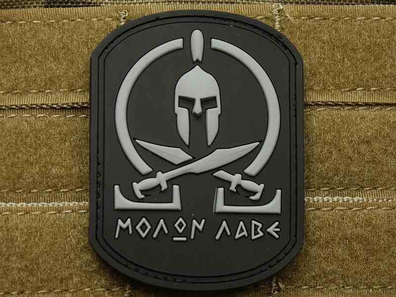 JTG - Naszywka 3D - Molon Labe Spartan - swat