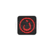 JTG - Naszywka 3D Nazarene Rubber Patch - Czarno/Czerwony