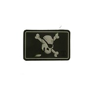 JTG - Naszywka 3D - Pirate Skull - SWAT Czarno-szara