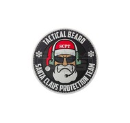 JTG - Naszywka 3D Santa Claus Protection Team Rubber Patch - Czarno/Czerwona