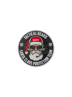 JTG - Naszywka 3D Santa Claus Protection Team Rubber Patch - Czarno/Czerwona