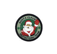 JTG - Naszywka 3D - Santa Claus Protection Team - Zielony/Kolor