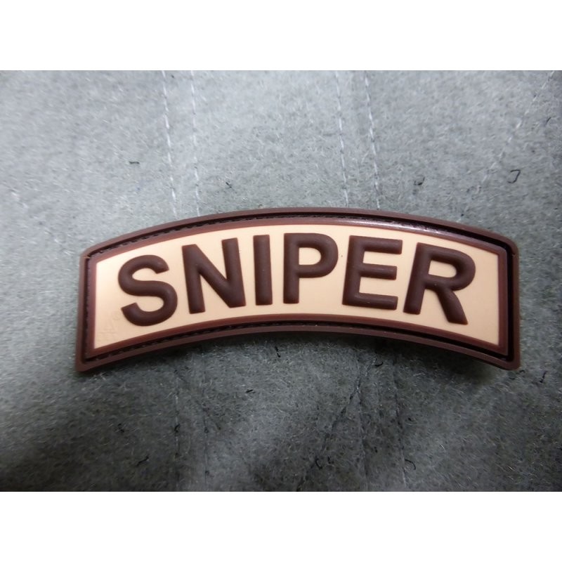 JTG - Naszywka 3D - Sniper Patch Tab - Desert