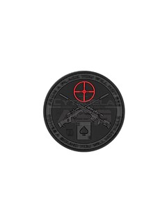 JTG - Naszywka 3D Sniper Rubber Patch - Czarny