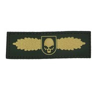 JTG - Naszywka 3D - SOF Skull Badge - Gold