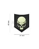 JTG - Naszywka 3D SOF Skull Rubber Patch - Świecąca