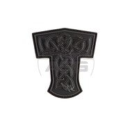 JTG- Naszywka 3D Thors Hammer Dragon Rubber Patch - Czarny