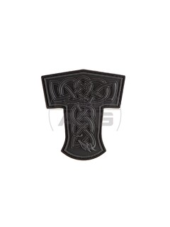 JTG- Naszywka 3D Thors Hammer Dragon Rubber Patch - Czarny