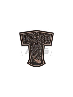 JTG - Naszywka 3D Thors Hammer Dragon Rubber Patch - Wielokolorowa