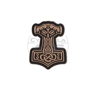 JTG - Naszywka 3D Thors Hammer Rubber Patch - Wielokolorowy