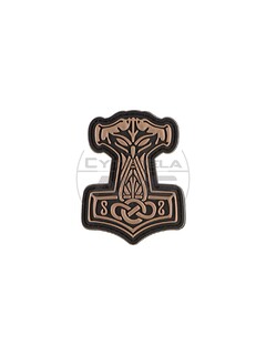 JTG - Naszywka 3D Thors Hammer Rubber Patch - Wielokolorowy