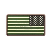 JTG - Naszywka 3D US Flag Rubber Patch Reversed