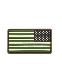 JTG - Naszywka 3D US Flag Rubber Patch Reversed