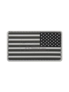 JTG - Naszywka 3D US Flag Rubber Patch Reversed - Czarny