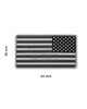 JTG - Naszywka 3D US Flag Rubber Patch Reversed - Czarny