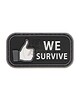 JTG - Naszywka 3D We Survive Patch - Czarny