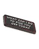 JTG - Naszywka 3d What Can I do Patch - Czarny