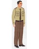 Koszulo-bluza oficerska WP z krótkim rękawem 301/MON - Khaki