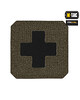 M-Tac - Naszywka Medic Cross - ranger green/czarny