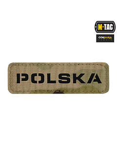 M-Tac - Naszywka Polska 25x80 - multicam/czarna