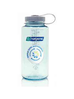 Nalgene - Butelka na wodę 32 oz Wide Mouth Sustain - Otwór 63 mm - 1,1L - Seafoam