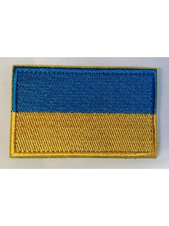 Naszywka haftowana - Flaga Ukrainy 