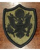 Naszywka - Personel Armii w DOD i Wspólnych Działań - Zielony - Bez rzepu