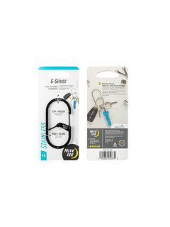 Nite Ize - G-Series Dual Chamber Carabiner #4 - Czarny - GS4-01-R6