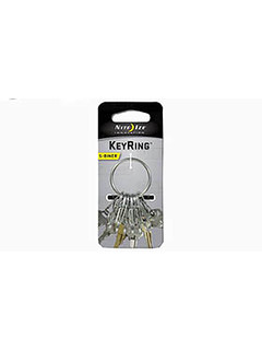 Nite Ize - S-Biner KeyRing Steel - Stalowy - KRGS-11-R3