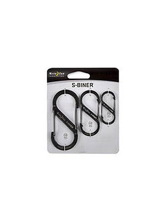 Nite Ize - S-Biner Set #2, #3, #4 - Czarny - SB234-03-01