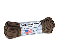 Paracord - MIL-SPEC 550-7 - 4 mm - Brązowy - 30,48m