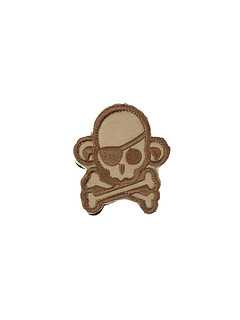 Patch - Naszywka - Skull Monkey Pirate - Multicam