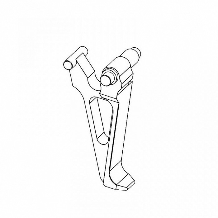 Retro Arms - Język spustowy Speed Trigger do replik typu AK (A) - srebrny